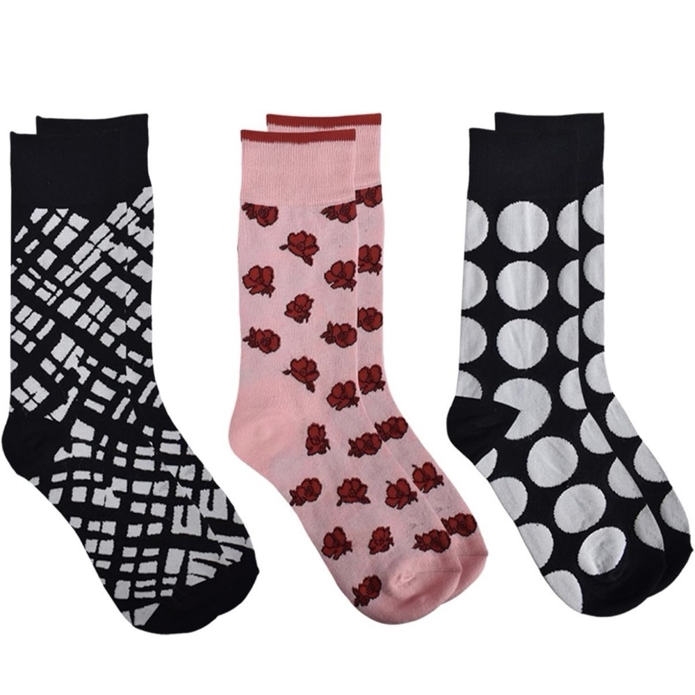kate spade new york Women's 3PK KSNY Modern Crew, Multi, One Size